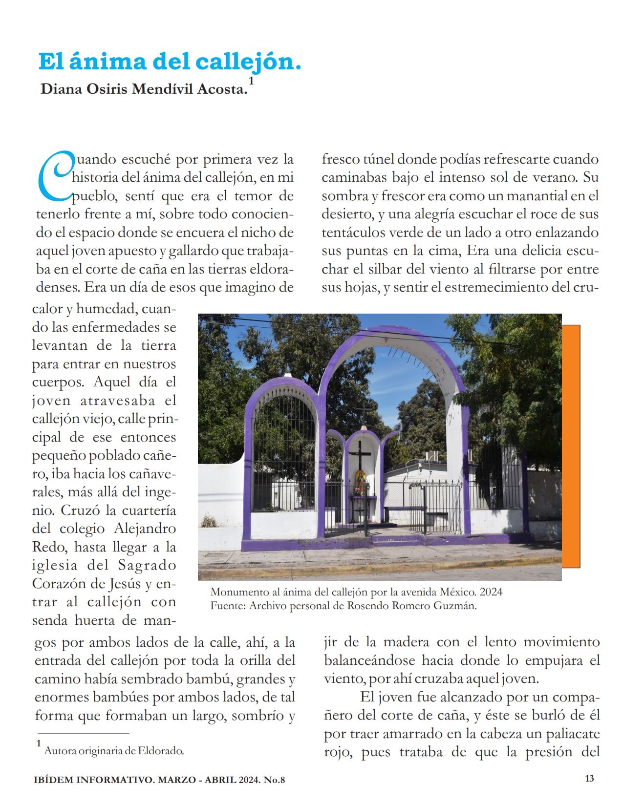 El ánima del callejón